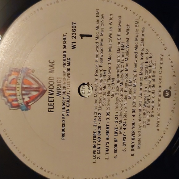 Fleetwood Mac Album "Mirage" - Picture 6 of 8